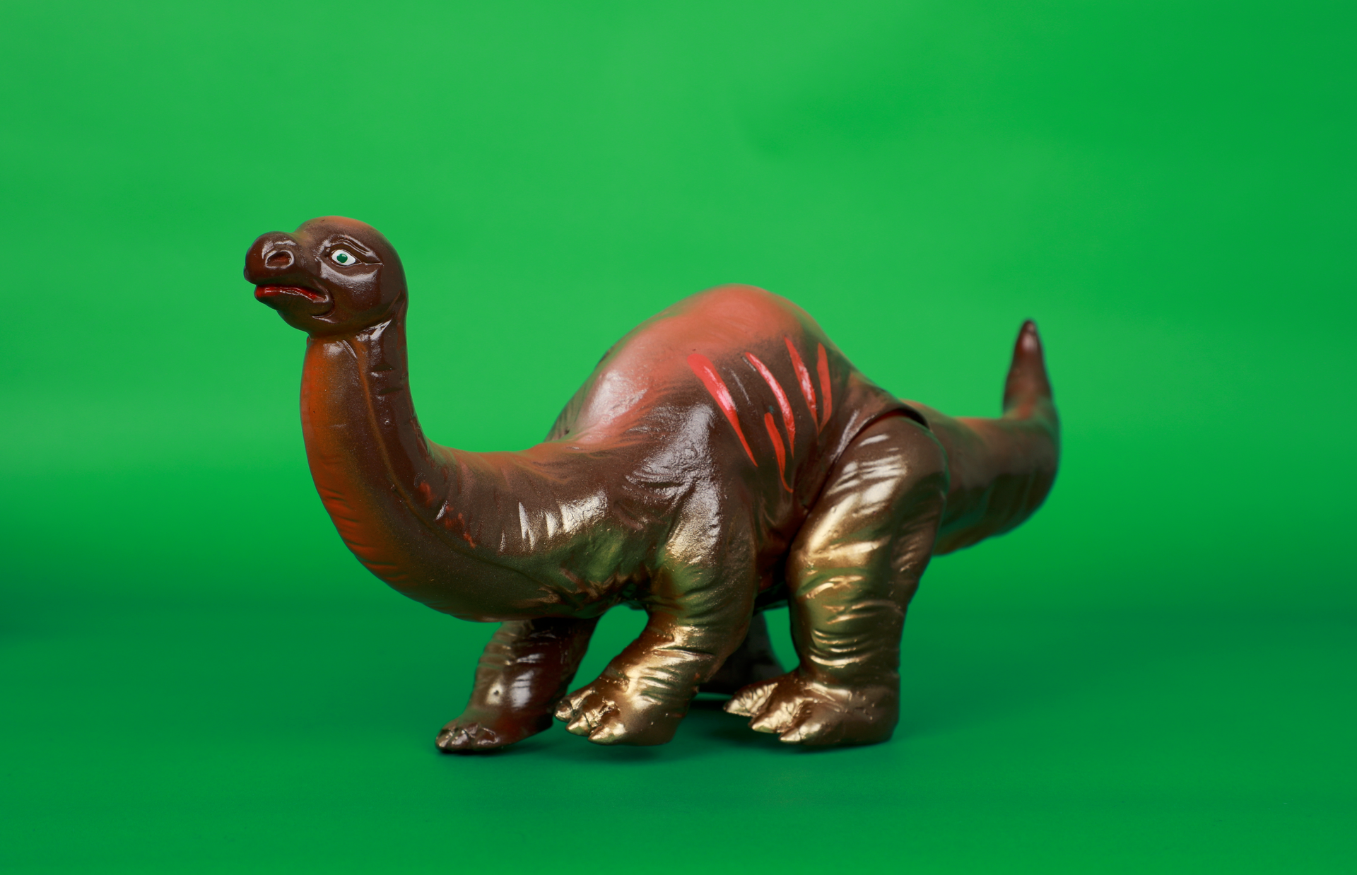 ブロントサウルス マルサン MARUSAN brontosaurus ソフビ 現状品 ブルマァク ソフビ ブロントサウルス ブロントサウルス